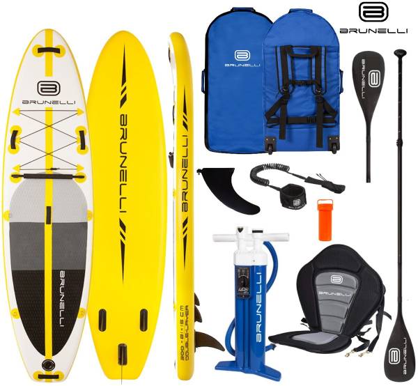 BRUNELLI 10.0 Premium SUP Board Stand Up Paddle Surf-Board Kajak-Sitz von WassersportEuropa