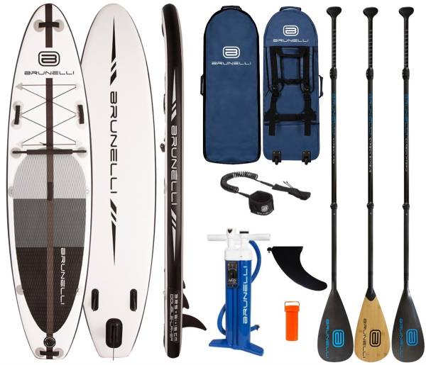 BRUNELLI 10.8 Premium SUP Surf-Board Stand Up Paddle ISUP Carbon-Paddel 325cm von WassersportEuropa