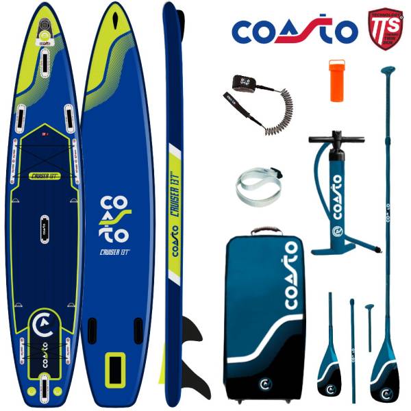 COASTO CRUISER 13.1 SUP Board Stand Up Paddle Surf-Board Race Touring ISUP SU... von WassersportEuropa