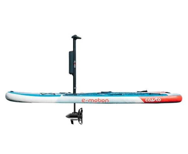 COASTO E-MOTION SUP elektrisches aufblasbares Stand-Up-Paddle Board Lenkfunktion von WassersportEuropa