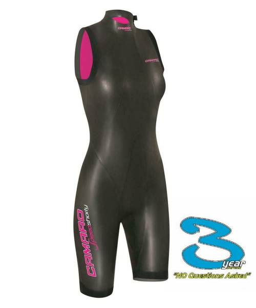 Camaro Damen Speed Swim Shorty Triathlon Neoprenanzug von WassersportEuropa