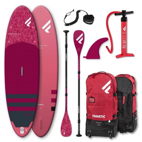 FANATIC DIAMOND AIR 10.4 Stand up Paddle Board SUP Surf-Board Set Carbon 35 P... von WassersportEuropa