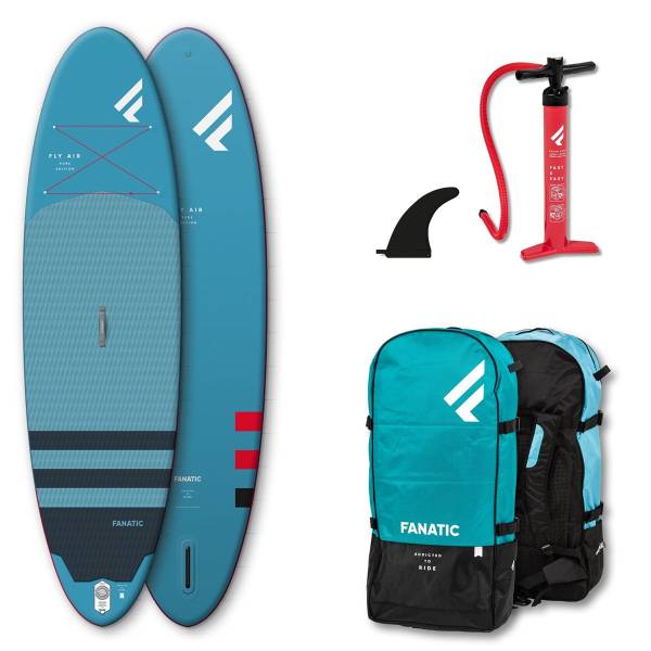 FANATIC FLY AIR Stand up Paddle Board, SUP Surfbrett, Surf-Board, Set aufblasbar von WassersportEuropa