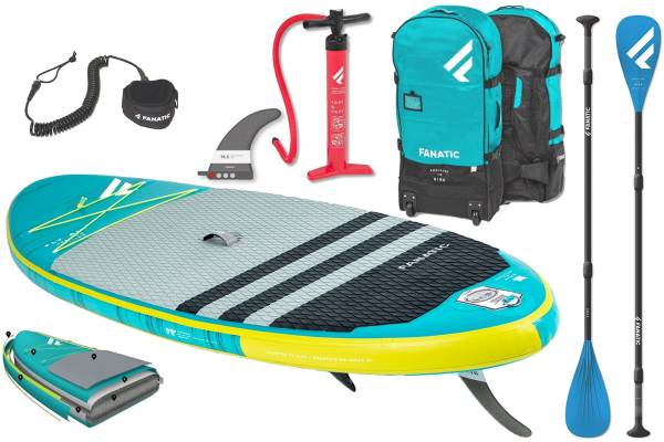 Fanatic Fly Air Premium 10.8 SET Windsurf Paddle Board Surfboard Pure Paddel ... von WassersportEuropa