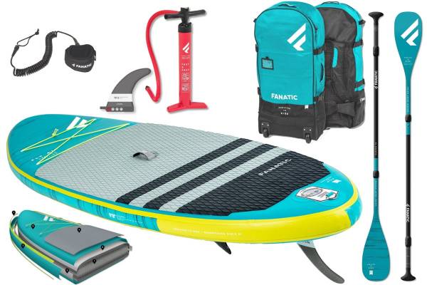 Fanatic Fly Air Premium SET Windsurf Paddle Board Surfboard Carbon 35 Paddel von WassersportEuropa