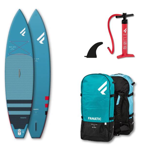 Fanatic Ray Air Touring inflatable SUP 12.6 Stand up Paddle Board 381cm von WassersportEuropa