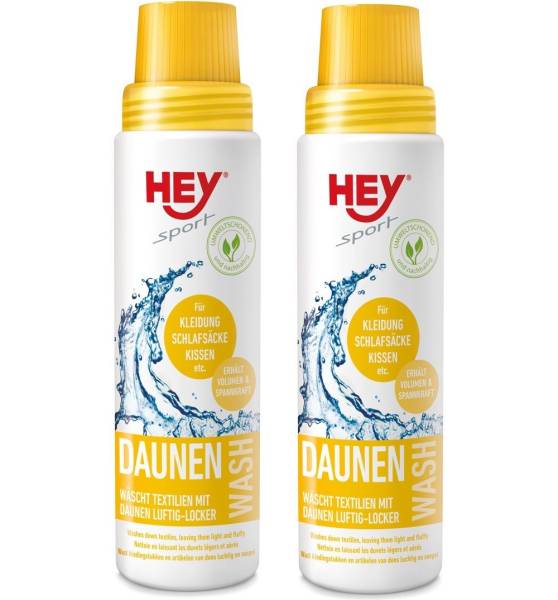 HEY SPORT Daunen Wash, Funktionswaschmittel-Konzentrat für Daunen-Textilien von WassersportEuropa