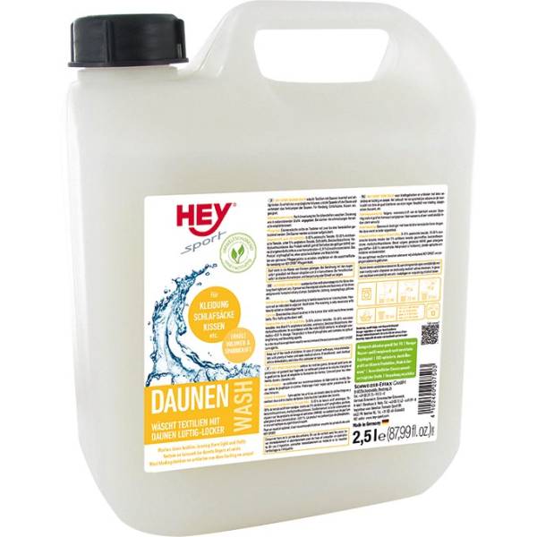 HEY SPORT Daunen Wash 2,5 Liter Kanister von WassersportEuropa