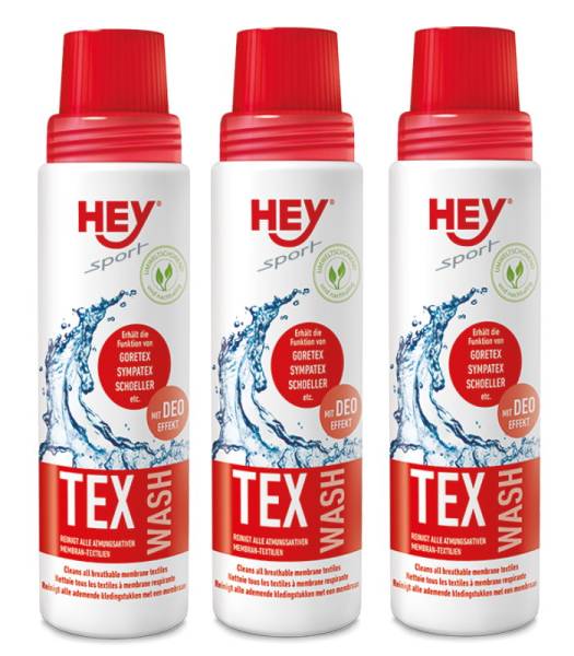 HEY SPORT TEX Wash 750ml Funktionswaschmittel von WassersportEuropa