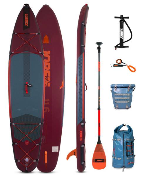 Jobe AERO ADVENTURE DUNA SUP 11.6 Package Surf SUP Stand up Paddle Board Set von WassersportEuropa