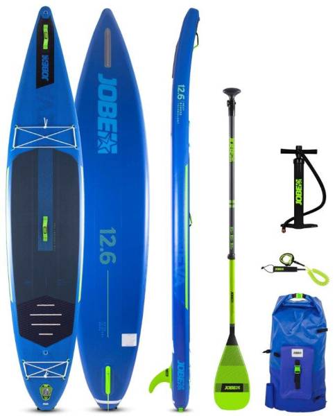 Jobe NEVA SUP 12.6 Package Surf SUP Stand up Paddle Board Komplettset von WassersportEuropa