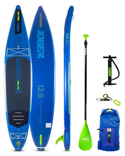 Jobe Neva 12.6 Inflatable Paddle Board Package Stand Up Paddle Board Surfboard von WassersportEuropa
