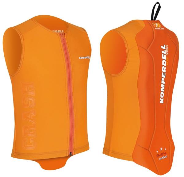 Komperdell Eco Junior Protector Vest Ski Snowboard Rückenprotektor orange von WassersportEuropa