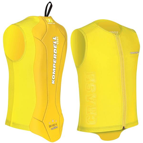 Komperdell Eco Junior Protector Vest Ski Snowboard Rückenprotektor yellow von WassersportEuropa