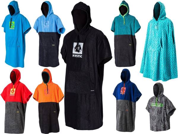 Mystic Herren Damen Kids Poncho Überzieher Wakeboard Kite Surfen Wind von WassersportEuropa