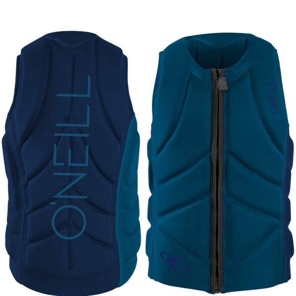 O'Neill Slasher Comp Vest Wakeboard Westen Protektor Neopren Weste blue von WassersportEuropa