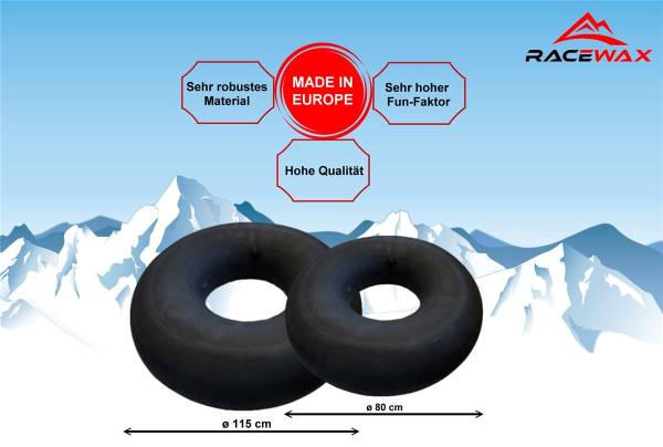 RaceWax LKW-Schlauch als Rodelschlauch Schlitten Snowtube Rodelreifen Bob von WassersportEuropa