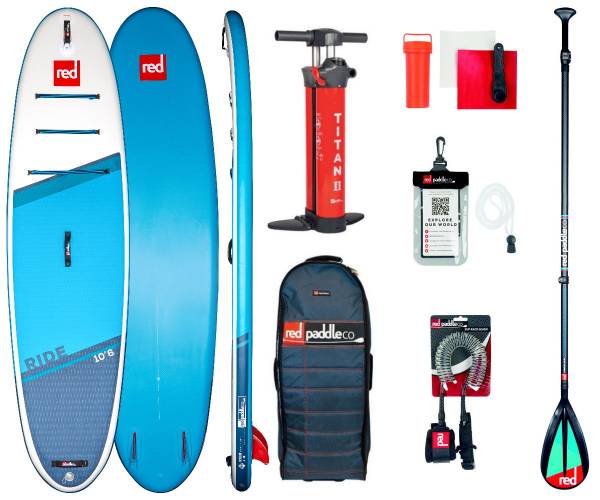 Red Paddle Co 10.6' RIDE MSL Set Stand Up Paddle Sup Board Carbon 50 Nylon Pa... von WassersportEuropa