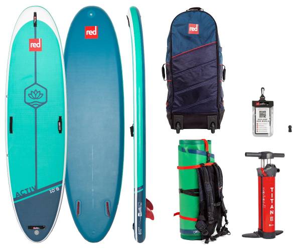 Red Paddle Co 10.8' ACTIV MSL Set Stand Up Paddle Yoga Fitness Board SUP von WassersportEuropa