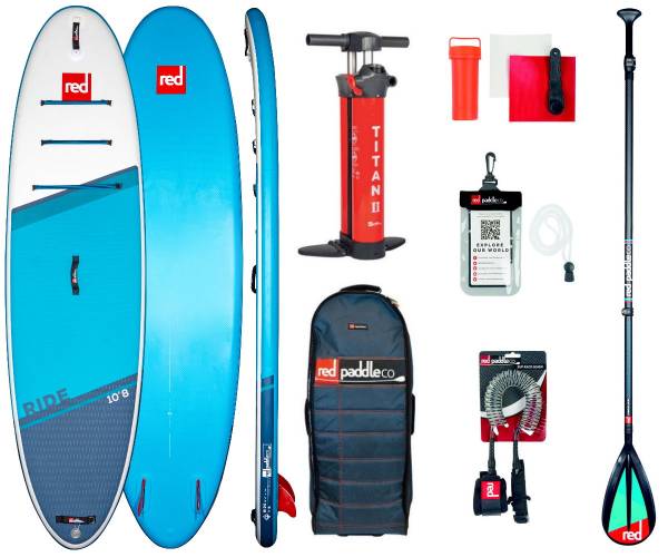 Red Paddle Co 10.8' RIDE MSL Set Stand Up Paddle Sup Board Carbon 50 Nylon Pa... von WassersportEuropa
