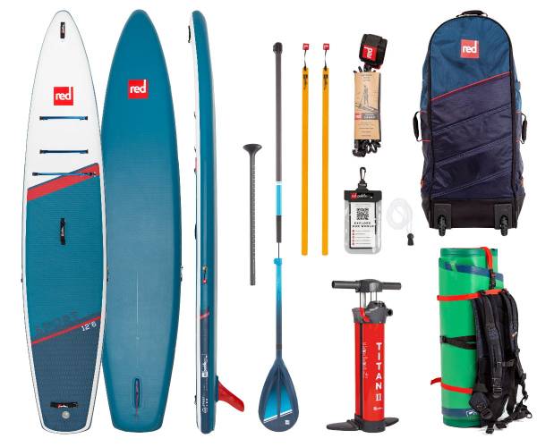 Red Paddle Co 12.6' SPORT MSL Set Stand Up Paddle Board SUP Hybrid Tough Paddel von WassersportEuropa