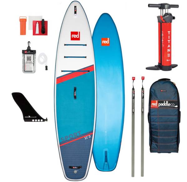 Red Paddle Co 12.6' SPORT Touring Stand Up Paddle Sup Board mit Speed Tail 38... von WassersportEuropa