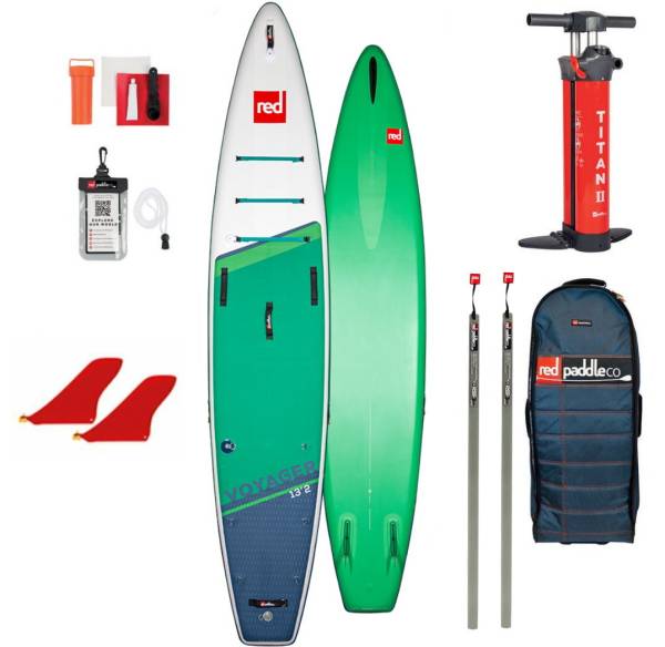 Red Paddle Co 13.2' VOYAGER Touring Stand Up Paddle Sup Board mit V-HULL 401x... von WassersportEuropa