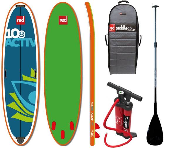 Red Paddle Set 10.8' ACTIV SUP inflatable Stand Up Paddle Surfboard Board mit... von WassersportEuropa