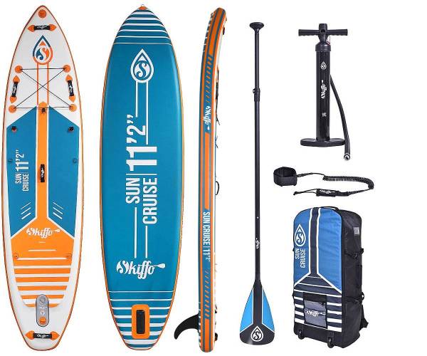 SKIFFO SUN CRUISE 11'2?SUP Board Stand Up Paddle Surf-Board Paddel ISUP 340X84cm von WassersportEuropa