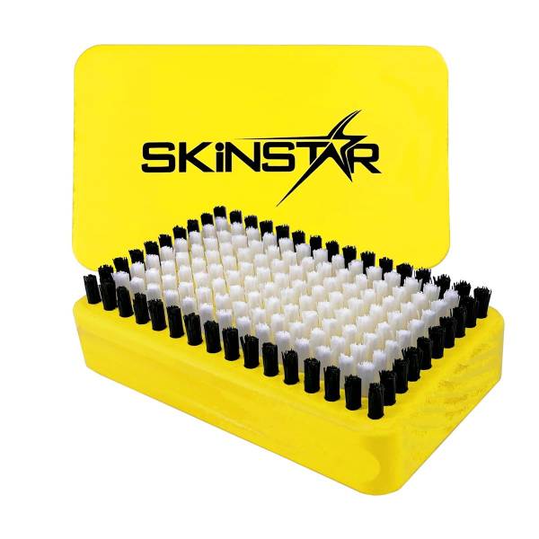 SKINSTAR Ski Belagsbürste BaseBrush Synthetic Nylon Bürste Allroundbürste gelb von WassersportEuropa