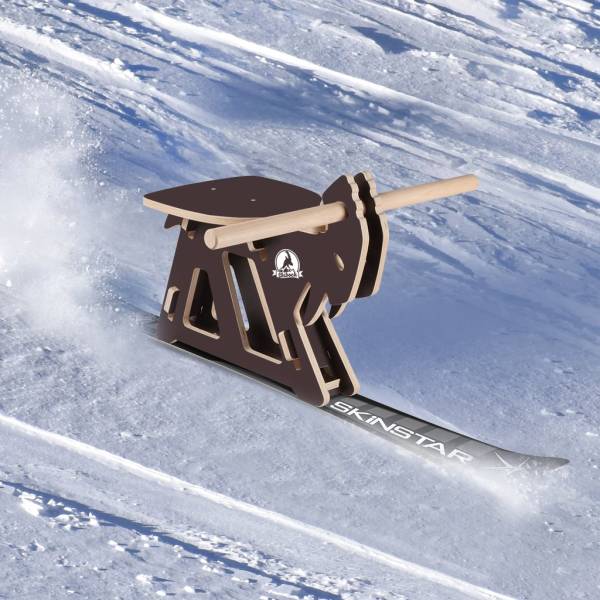 SkiBock PROFI Skirodel Komplett Set Schlitten Ski Schnee Rodel Premium von WassersportEuropa