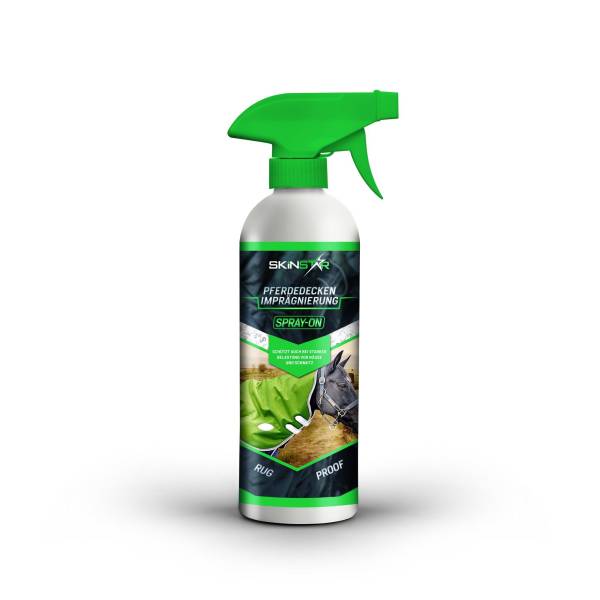 SkinStar Pferdedecken Spray-On Imprägnierung 500ml Rug Proof Tierdecken-Schutz von WassersportEuropa