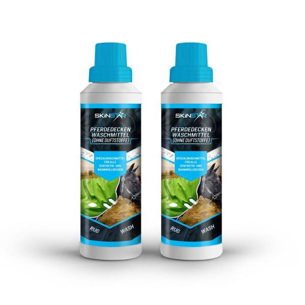 SkinStar Pferdedecken-Waschmittel 500ml ohne Duftstoffe Rug Wash Waschpflege ... von WassersportEuropa