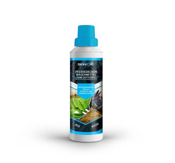 SkinStar Pferdedecken-Waschmittel 500ml ohne Duftstoffe Rug Wash Waschpflege von WassersportEuropa