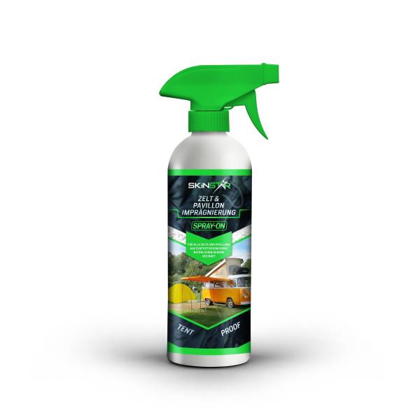 SkinStar Zelt & Pavillon Spray-On Imprägnierung 500ml Tent Proof Imprägnierspray von WassersportEuropa