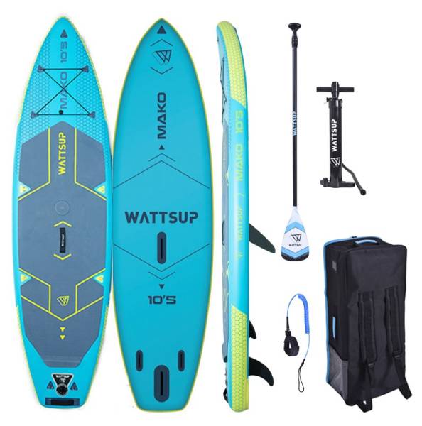 WattSUP MAKO 10'5" Windsurf SUP Board SET Stand Up Paddle Surf-Board iSUP 318cm von WassersportEuropa