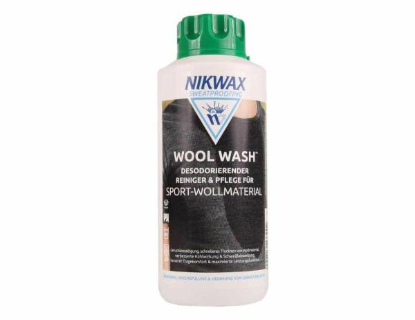 Wollwaschmittel für Funktionsunterwäsche aus Wolle Nikwax Wool Wash 1000ml von WassersportEuropa