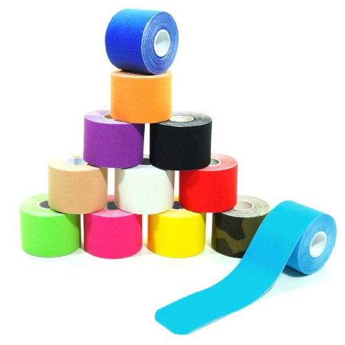 1 Rolle Kinesiologie-Tape Wawaki 5 m x 5,0 cm 12 Farben, Farbe:gelb von Wawaki