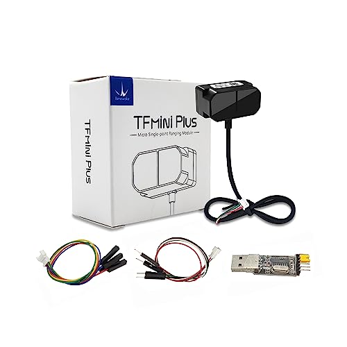 TFmini Plus Lidar Sensor 12m Messbereich Entfernung Einpunkt-Finder Modul kompatibel mit Pixhawk und Raspberry Pi Unterstützung UART, E/A und I²C für Drohnen/Roboter Hindernisvermeidung von WayPonDEV