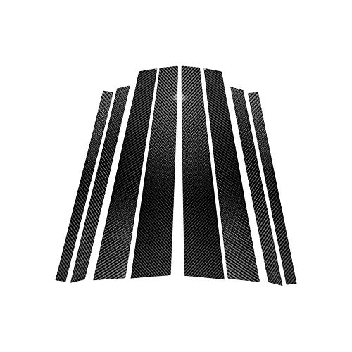 Wcnsxs Auto Real Carbon Fiber Fenster B-Säule Formdeckel Verkleidung, Für BMW E90 E60 F30 F10 X5 X6 E70 E71 F15 F16 F07 X3 F25 E46 X1 E84 von Wcnsxs