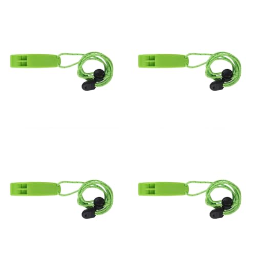 Wdbild 4pcs Sicherheitssignalpfeifen Mit Verstellbarem Nackengurt Für Kajakfahren Fischerei Pfeifen Tragbarer Notpfiff Mit Einstellbarem Lanyard von Wdbild