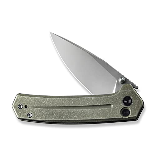 WE Knife Culex Button Lock 21026B-5 Green Titanium 20CV Stainless Pocket Knives von We Knife Co Ltd
