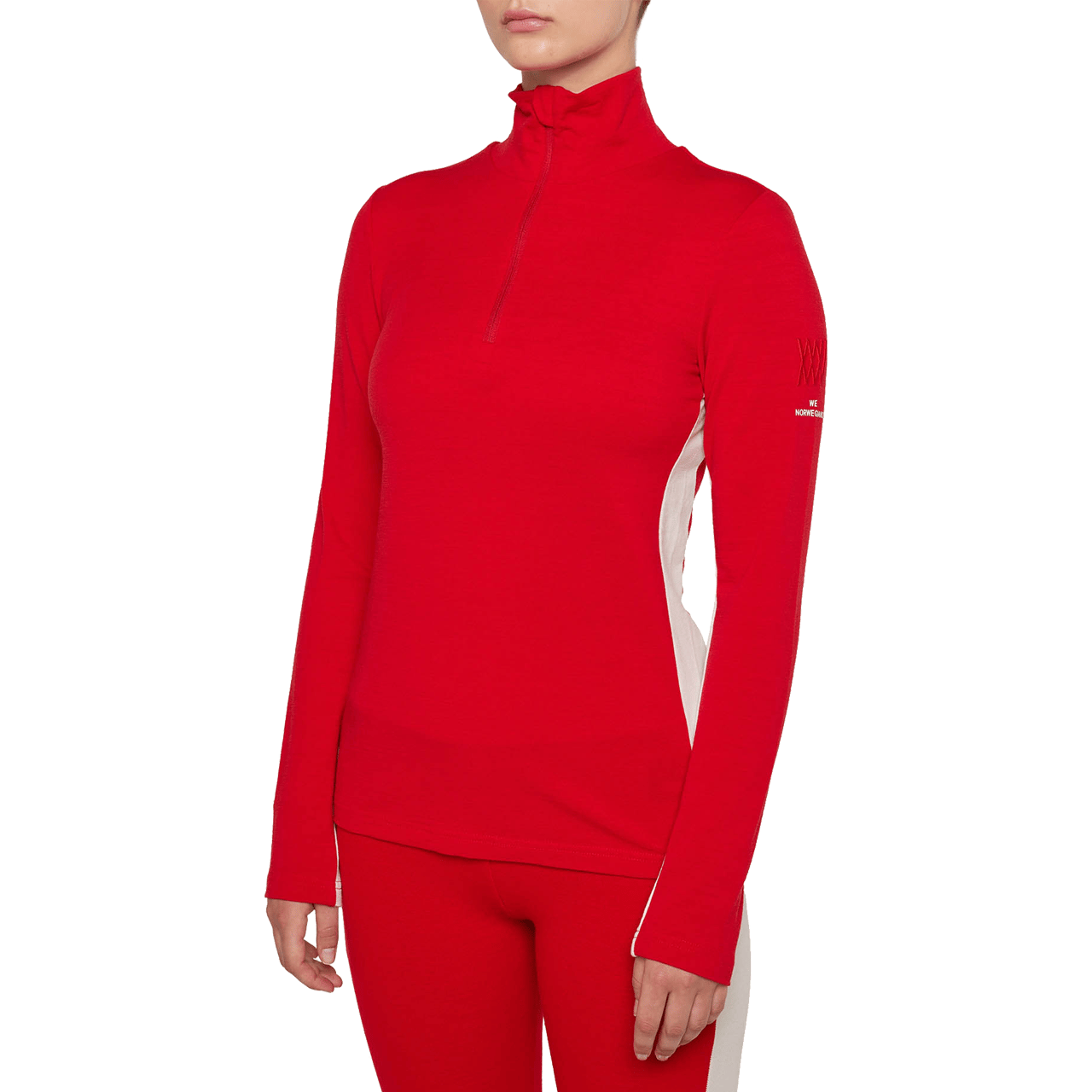 We Norwegians Damen Merino Skishirt VOSS red von We Norwegians