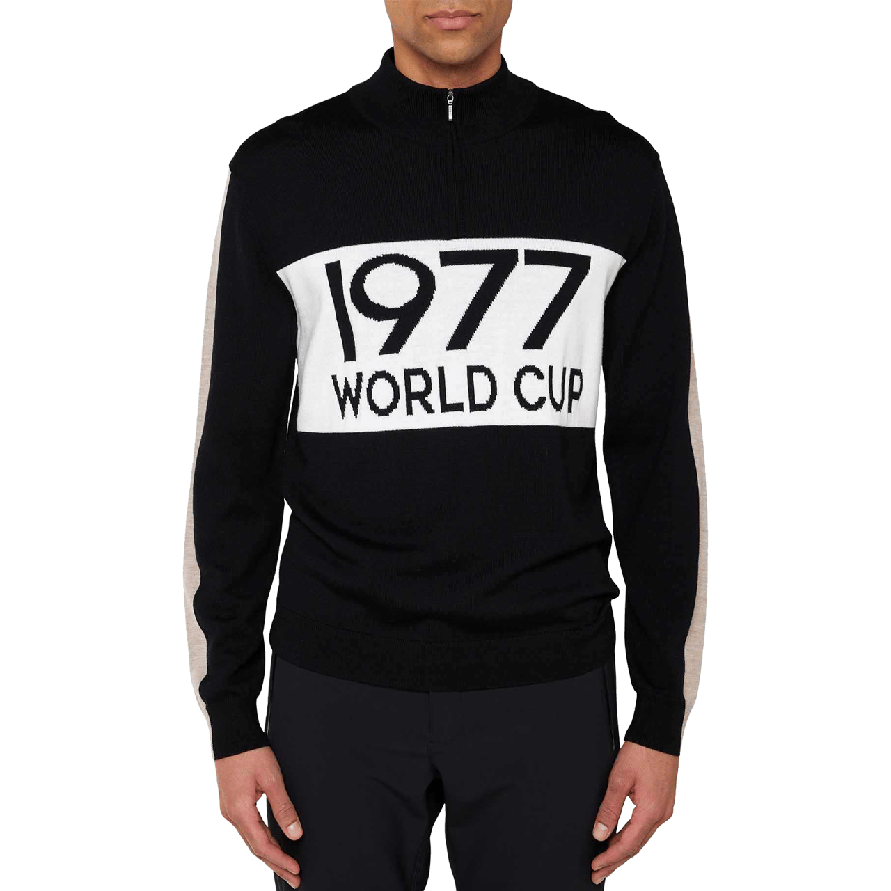 We Norwegians Herren Merino Pullover WORLDCUP black von We Norwegians