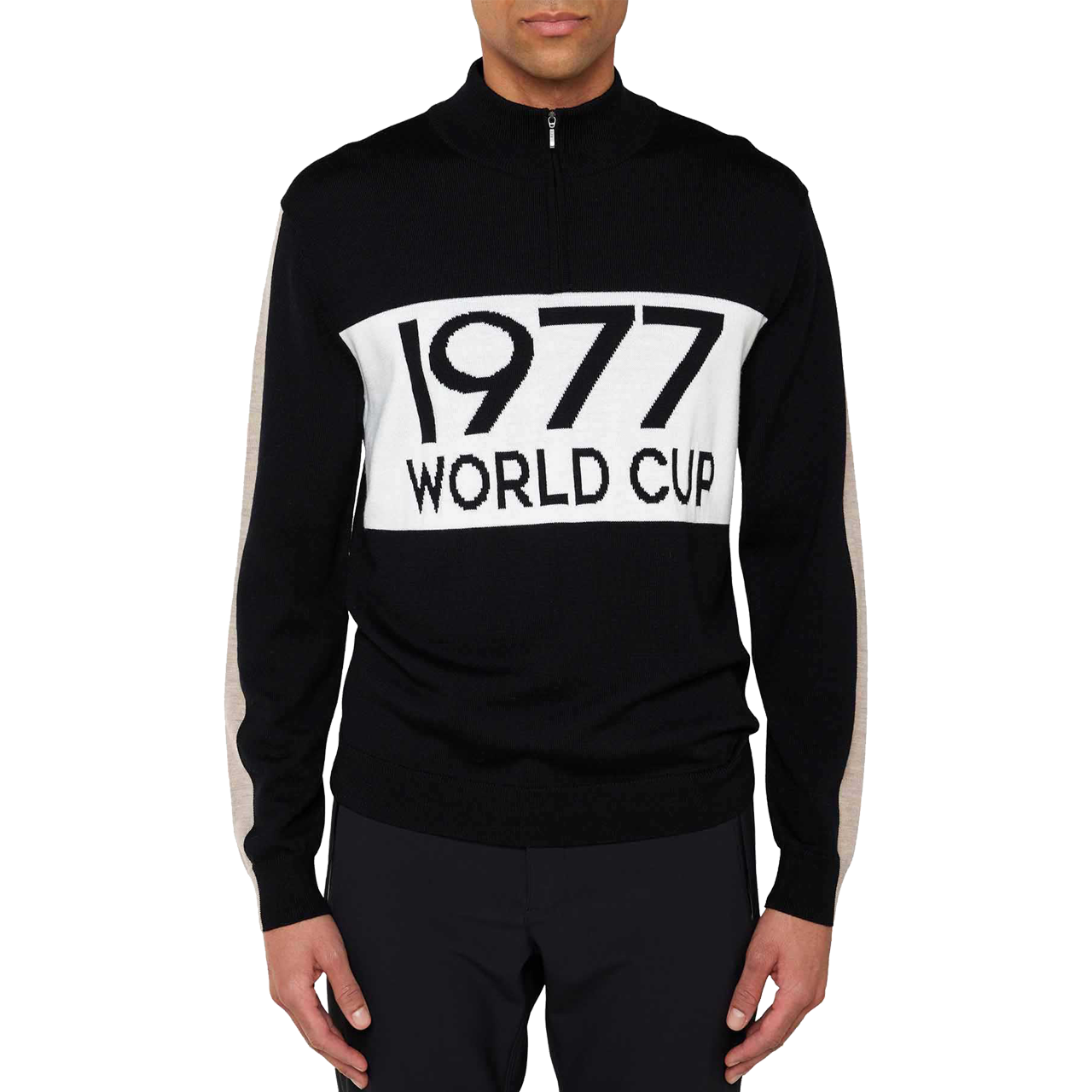 We Norwegians Herren Merino Pullover WORLDCUP black von We Norwegians