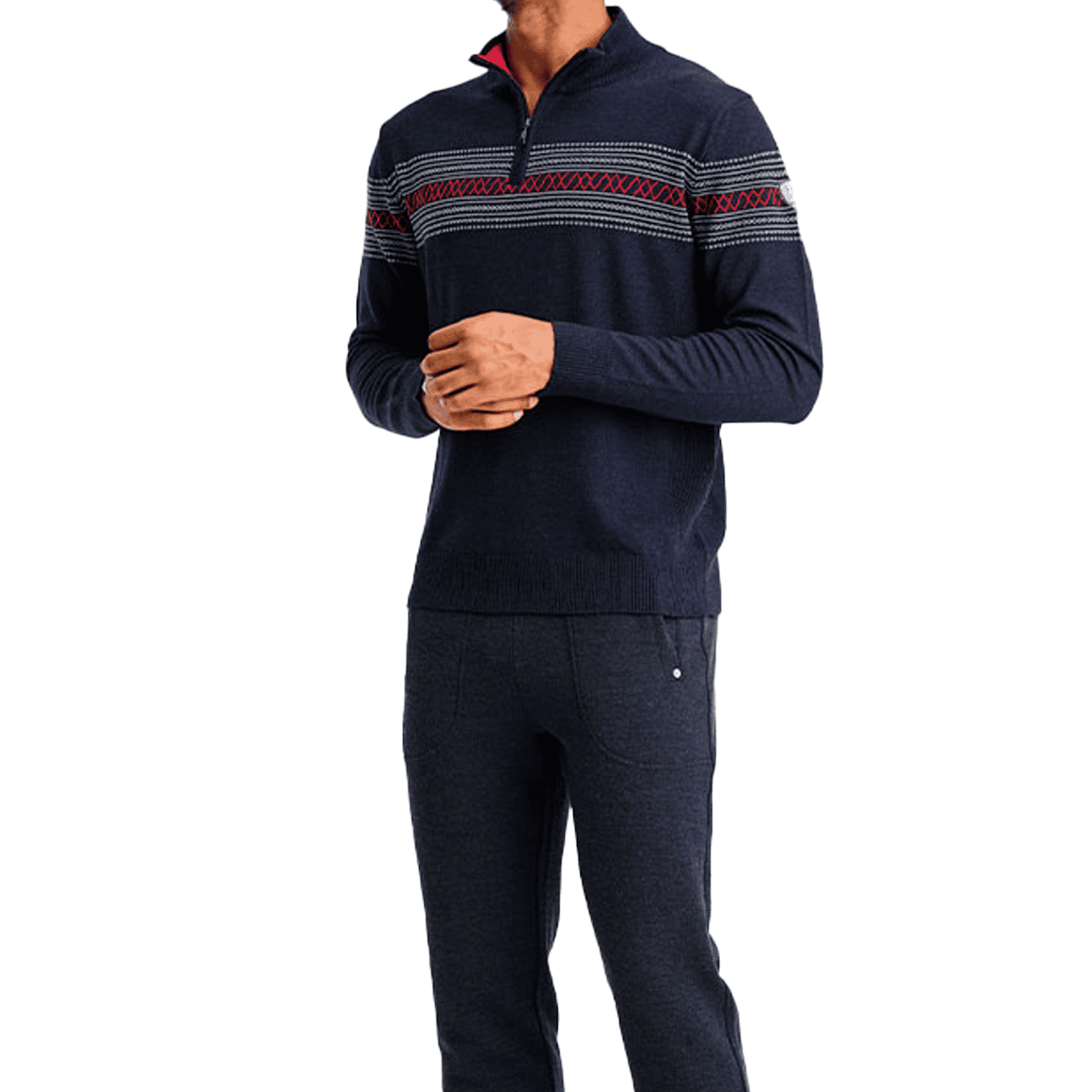 We Norwegians Herren Merino Skishirt SIGNATURE flag von We Norwegians