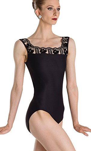 Wear Moi Arletty Gymnastikanzug Damen, Schwarz, FR: L (Größe Hersteller: L) von Wearmoi