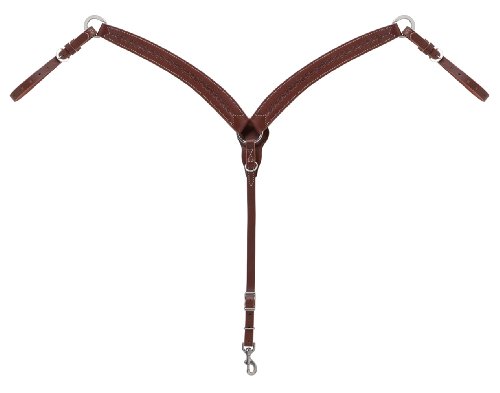 Weaver Leather Brusthalsband mit Stacheldraht, konturiert, Braun von Weaver Leather