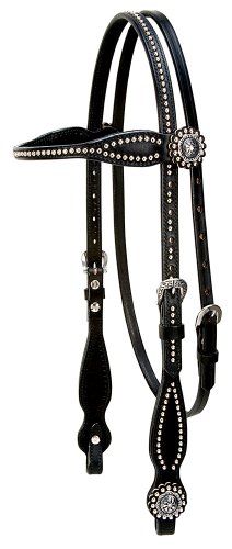 Weaver Leather Unisex-Erwachsene Back-IN-Black B/BND HDSTL, BK Halfter, schwarz, Horse von Weaver Leather