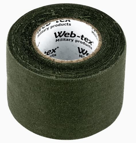 Web-tex - Textil-Tarnklebeband - äußerst strapazierfähig - 10 m - Olivgrün von Web-tex